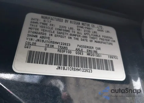 2017 Nissan Rogue Sport Sl from USA, damaged, VIN JN1BJ1CR6HW122623